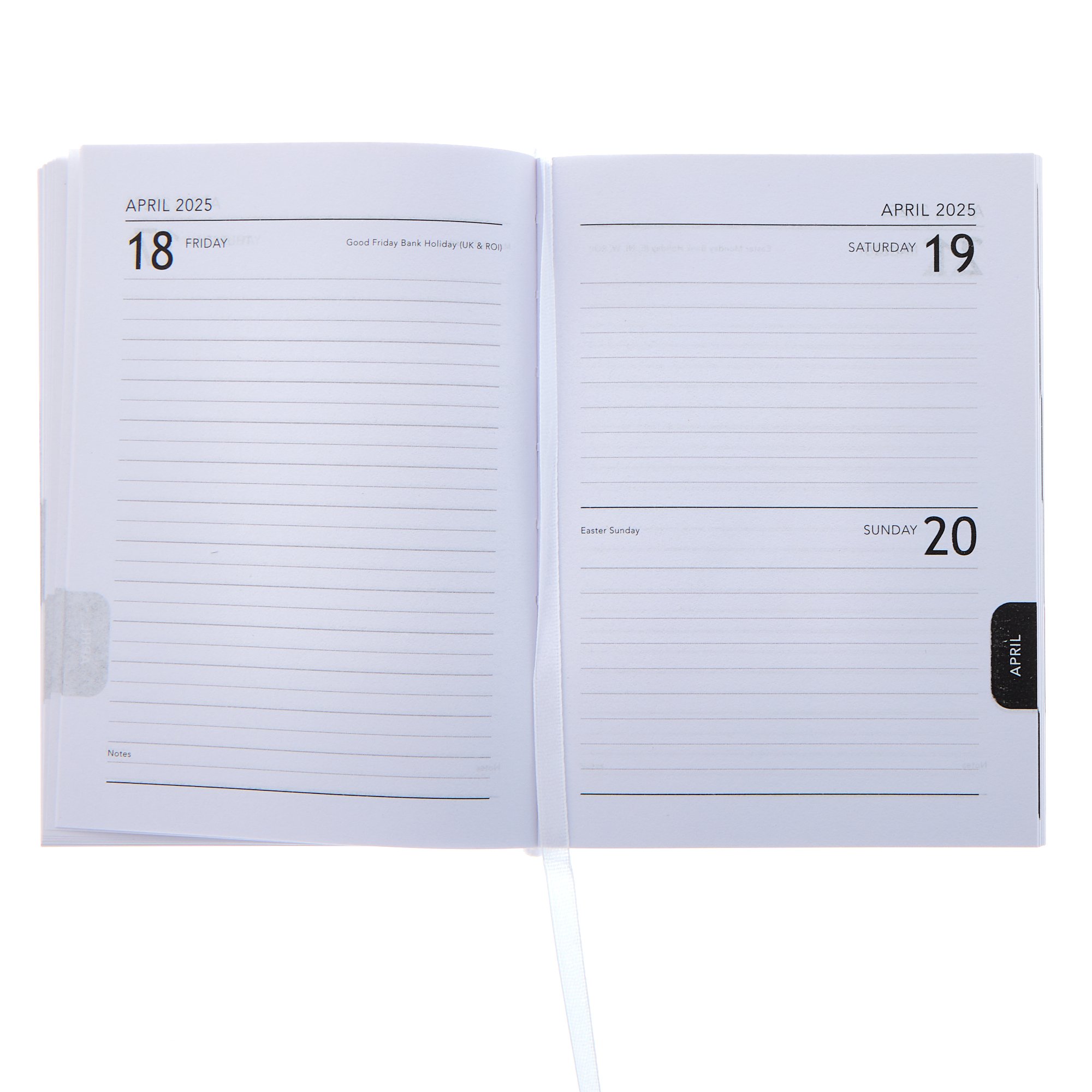 One Page A Day Personalised Diary - Initials